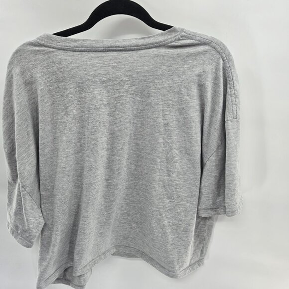 Clueless Grey Short-Sleeved Crop Top Size 3x - Picture 4 of 5